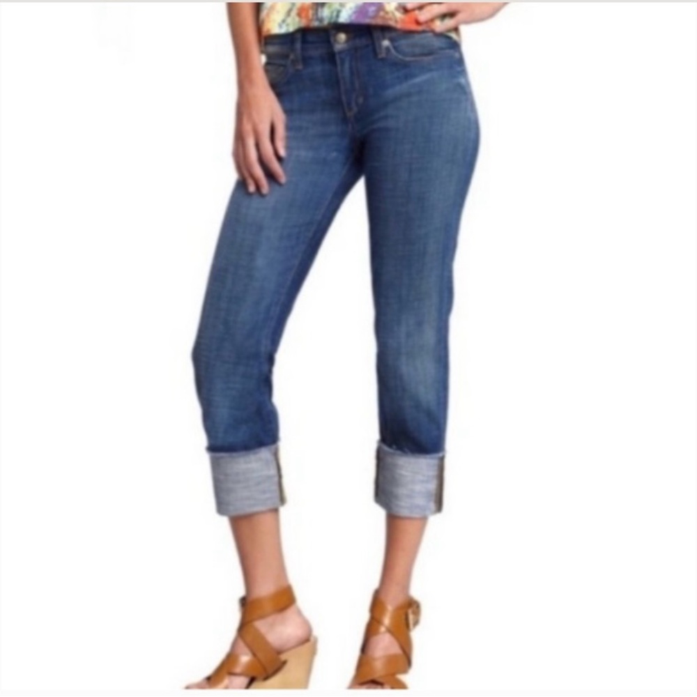 Joe’s Jeans Women’s Wide Raw Cuff Kicker Denim Jeans Medium Wash Size 29